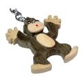 2Kids Toys Großer Schlüsselanhänger aus Holz stehender Affe