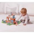 2Kids Toys Station aus Holz Feuerwehrleute 2 in 1