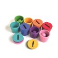 2Kids Toys Regenbogenbälle, Münzen und Becher 8 Farben