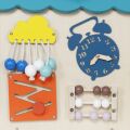 2Kids Toys Activity board Haus türkis