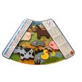 2Kids Toys Holzpuzzle Lustiger Bauernhof verbindbar