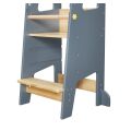 2Kids Toys Lernturm grau