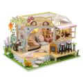 2Kids Toys Miniaturhaus Katzencafé mit Garten