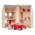 Bigjigs Toys Faltbares Haus mit Zubehör