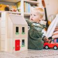 Bigjigs Toys Faltbares Haus mit Zubehör