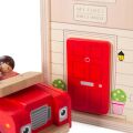 Bigjigs Toys Faltbares Haus mit Zubehör