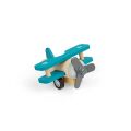 Bigjigs Toys Rückziehflugzeug Doppeldecker aus Holz 1 Stk.