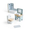 Bigjigs Toys Holzmöbel für ein Puppenhaus-Badezimmer