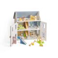 Bigjigs Toys Holzmöbel für ein Puppenhaus-Badezimmer