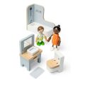 Bigjigs Toys Holzmöbel für ein Puppenhaus-Badezimmer