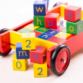 Tidlo Trolley mit ABC-Würfeln