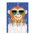 Puzzle mit einem Wunschaffe mit Kuchen 12 Teile