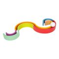 small foot Holzspielzeug Motor Regenbogen