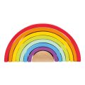 small foot Holzspielzeug Motor Regenbogen