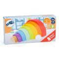 small foot Holzspielzeug Motor Regenbogen