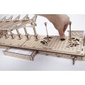 Ugears Mechanisches 3D-Holzpuzzle Eisenbahn Plattform