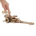 Ugears Mechanisches 3D-Holzpuzzle Rennwagen (Dragster)