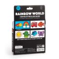 Mudpuppy Stoffbuch zum Aufhängen am Kinderwagen Rainbow World