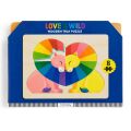 Mudpuppy Holzpuzzle Liebe in der Wildnis