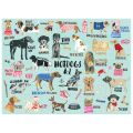 Mudpuppy Puzzle Hot dogs A-Z 1000 Teile
