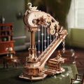 RoboTime 3D Mechanisches Puzzle Spieluhr Magische Harfe
