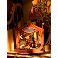 RoboTime 3D-Puzzle Spieluhr aus Holz Karneval bei Sonnenuntergang