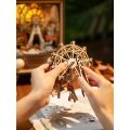 RoboTime 3D-Puzzle Spieluhr aus Holz Karneval bei Sonnenuntergang
