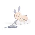 Bigjigs Toys Ziehender Hase mit Baby