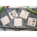 BeWooden Foxy Puzzle 4 in 1 Wildnis