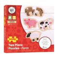 Bigjigs Toys Easy Puzzle Bauernhof Tiere