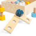Bigjigs-Box mit Schrauben und Muttern