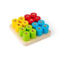 Bigjigs Toys Balancierende Zylinder auf einem Sockel