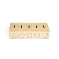 Bigjigs Toys Sortieren von Farben, Formen und Zahlen