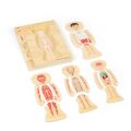 Bigjigs Toys Holzpuzzle Anatomie Junge
