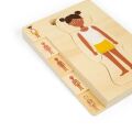 Bigjigs Toys Holzpuzzle Anatomie Mädchen