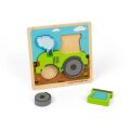 Bigjigs Toys Steckpuzzle Traktor