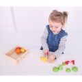 Bigjigs Toys Schneiden von Obst in einer Schachtel
