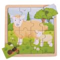 Bigjigs Toys Puzzle - Schafe und Lämmer