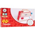 Bigjigs Toys Toaster aus Holz mit Punkten