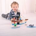 Bigjigs Toys Piratenschiff mit Seeräubern