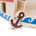 Bigjigs Toys Piratenschiff mit Seeräubern