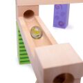 Bigjigs Toys Hölzerne Kugelbahn bunt