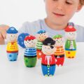 Bigjigs Toys Hölzerne Kegelpiraten