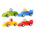 Bigjigs Toys Buntes hölzernes Rennauto 1 Stk