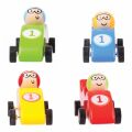 Bigjigs Toys Buntes hölzernes Rennauto 1 Stk