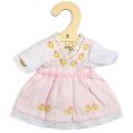 Bigjigs Toys Rosa Kleid mit weißem Oberteil für Puppe 28 cm