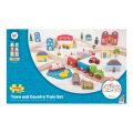 Bigjigs Rail Holzeisenbahngleis Stadt und Dorf 91 Teile