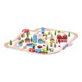 Bigjigs Rail Holzeisenbahngleis Stadt und Dorf 91 Teile