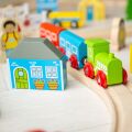 Bigjigs Rail Holzeisenbahngleis Stadt und Dorf 91 Teile