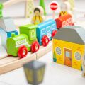 Bigjigs Rail Holzeisenbahngleis Stadt und Dorf 91 Teile